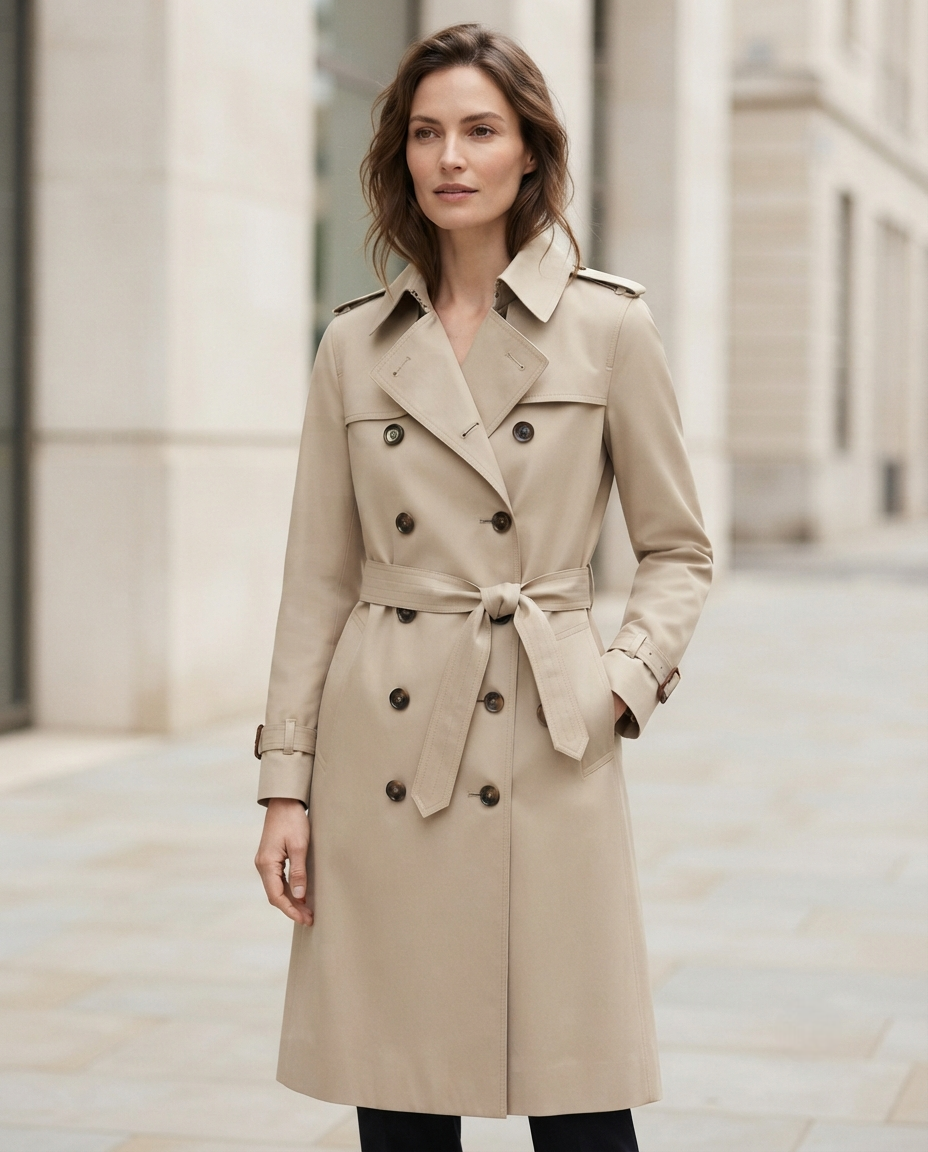 Aubrey Belted Trench, alternate view