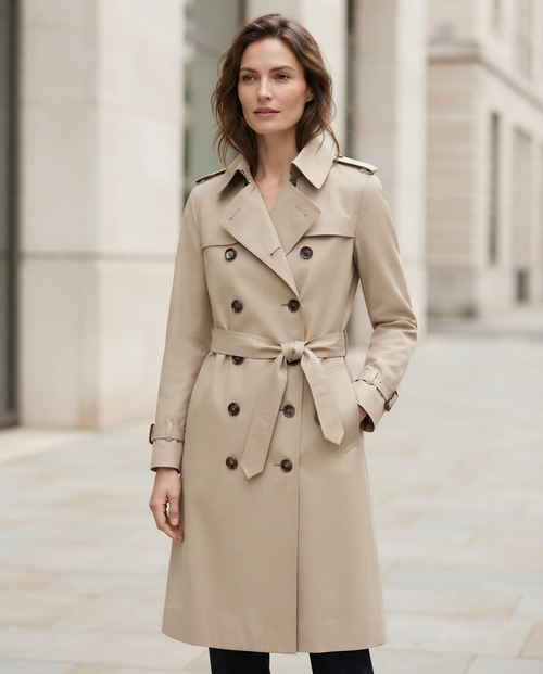 Aubrey Belted Trench, alternate view