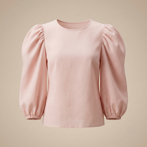 Delphine Puff-Sleeve Blouse