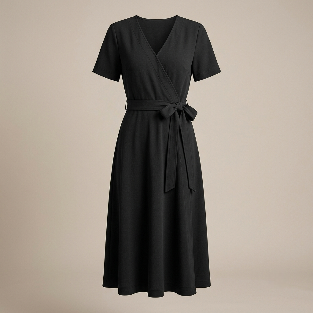 Élise Wrap Midi Dress
