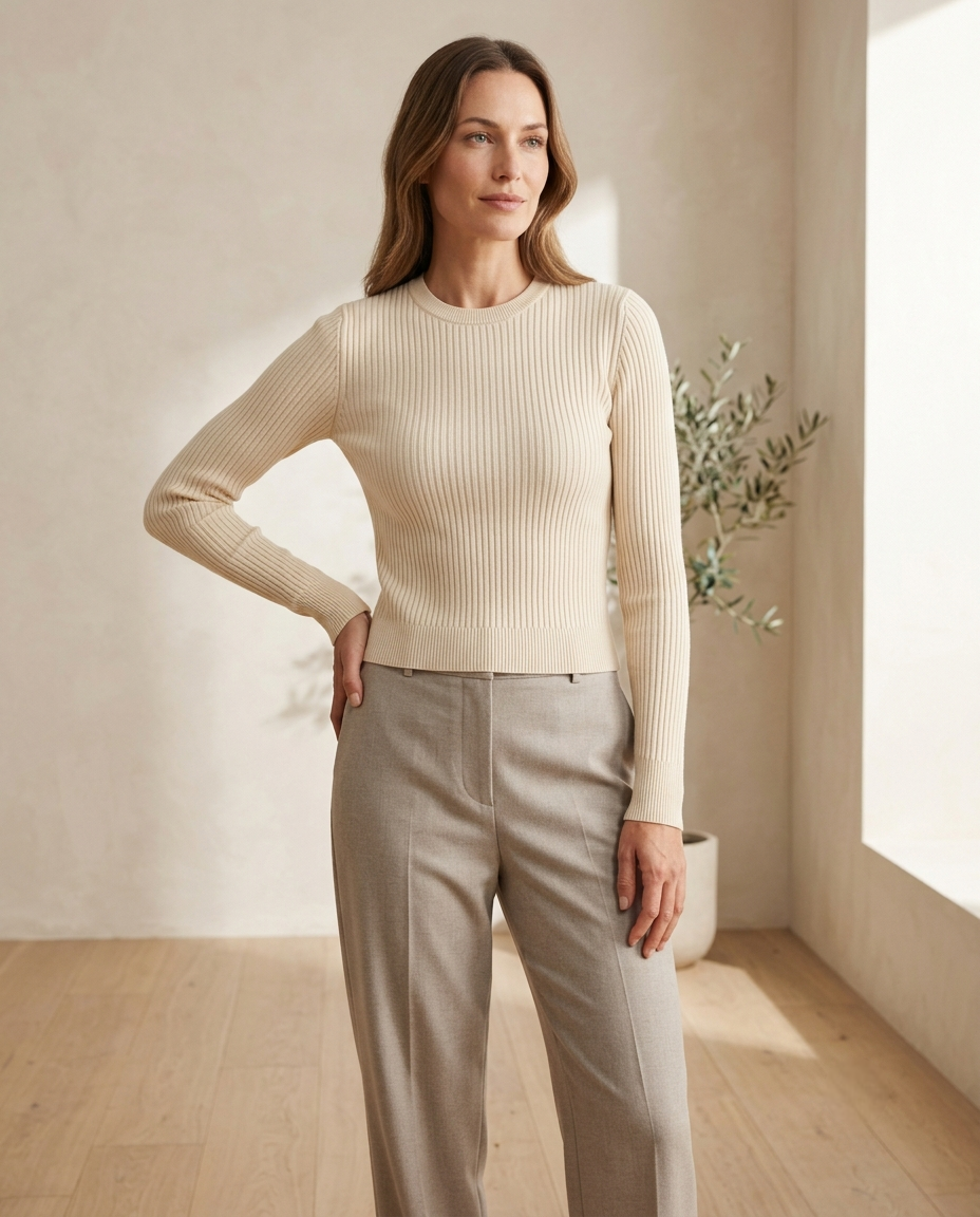 Juno Ribbed Knit Top, alternate view