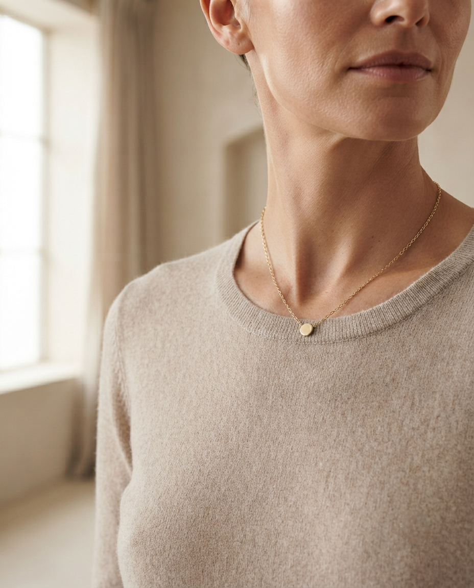 Margot Fine Chain Necklace, alternate view