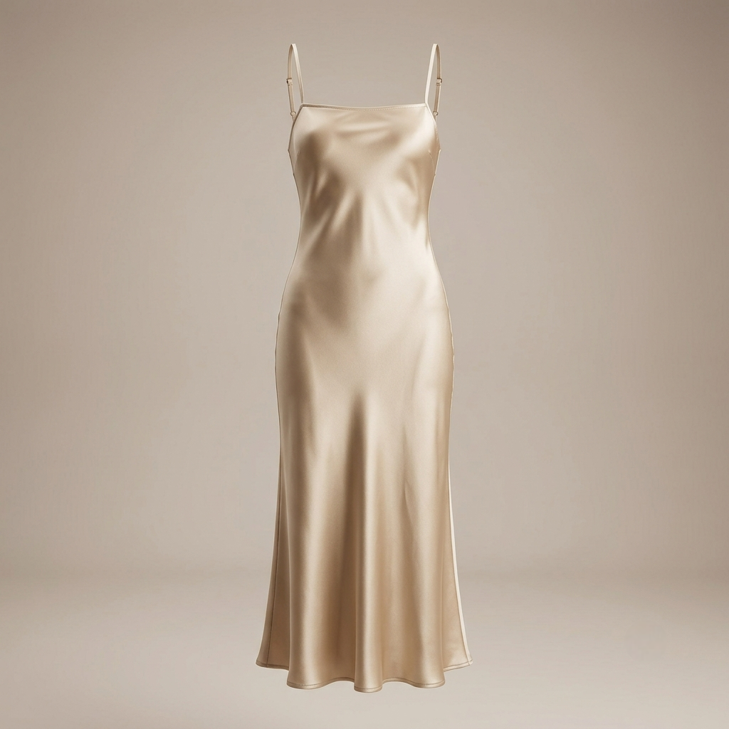Marlowe Bias-Cut Slip Dress